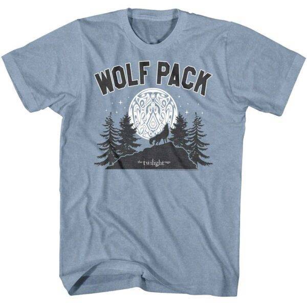 Twilight Wolf Pack Full Moon Men’s T Shirt