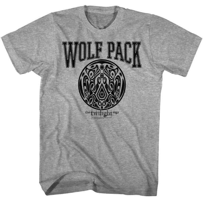 Twilight Wolf Pack Emblem Men’s T Shirt