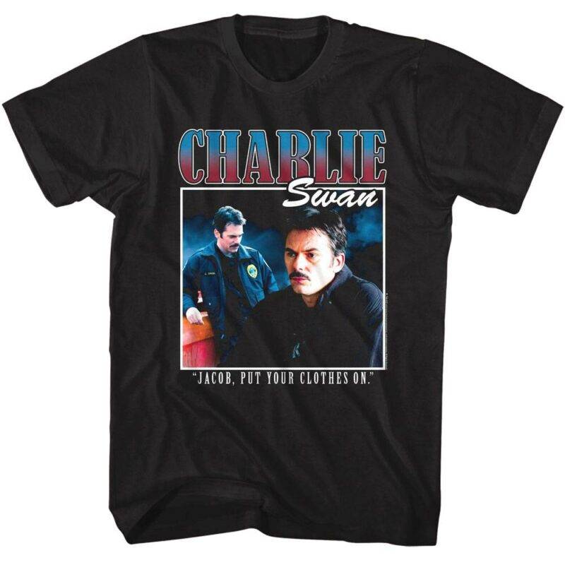 Twilight Charlie Swan Men’s T Shirt