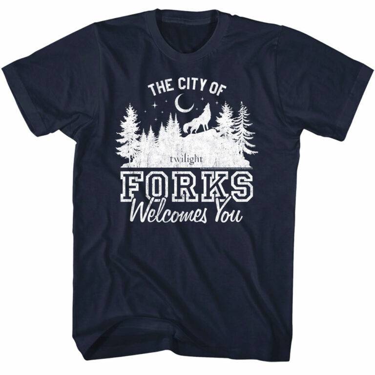 Twilight City Forks Welcomes You Men’s T Shirt