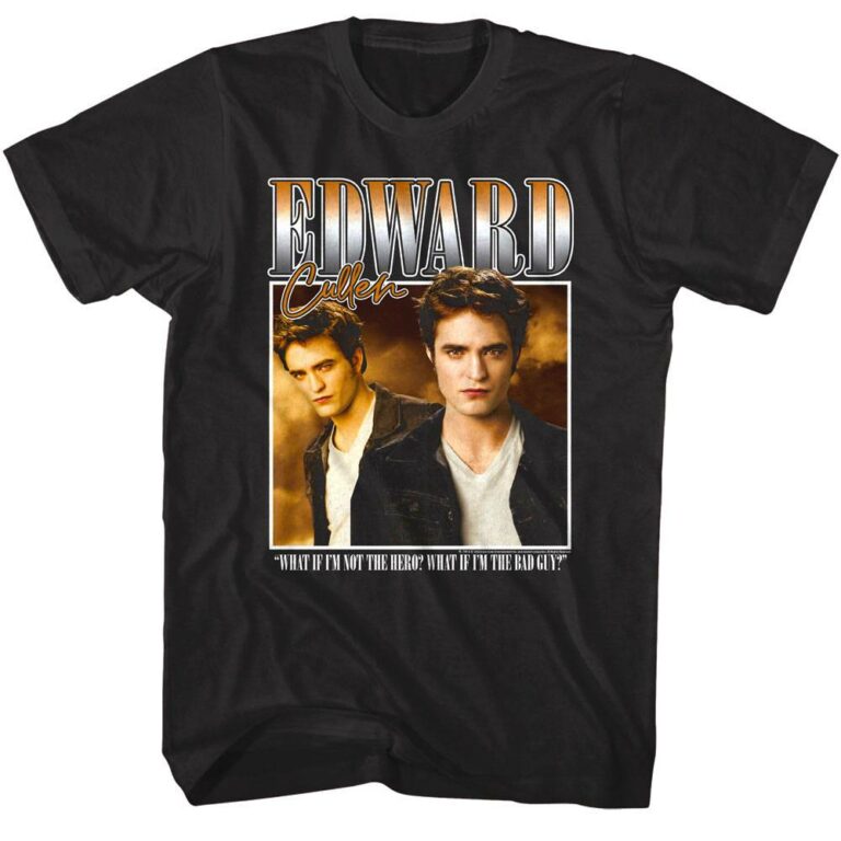 Twilight Edward Cullen Bad Guy Men’s T Shirt