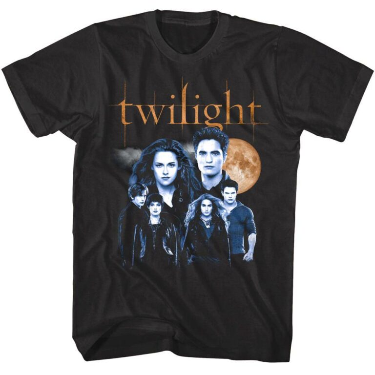 Twilight Full Moon Cast Men’s T Shirt