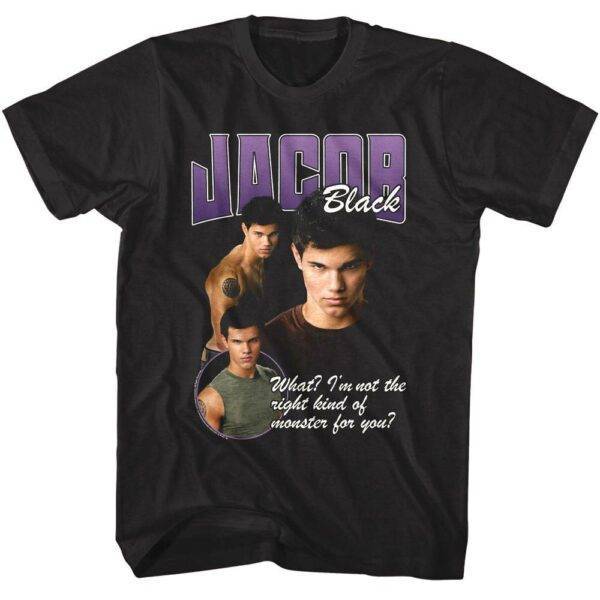 Twilight Jacob Black Kinda Monster Men’s T Shirt