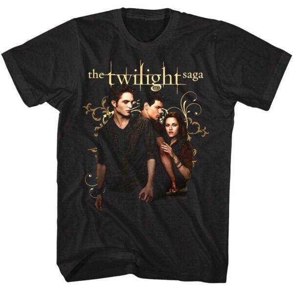 Twilight Saga Love Triangle Men’s T Shirt