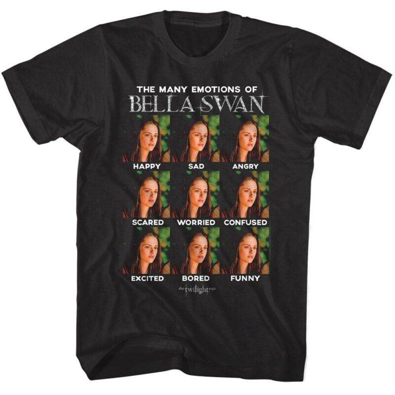 Twilight Bella Swan Many Emotions Men’s T Shirt