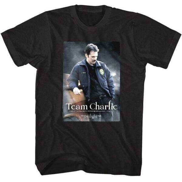 Twilight Team Charlie Swan Men’s T Shirt