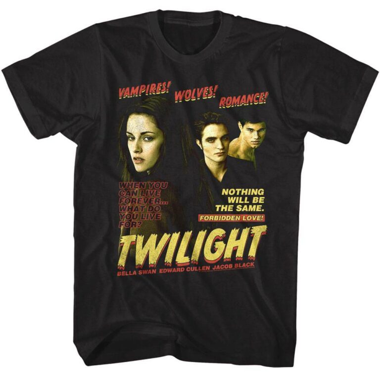 Twilight Vampire Wolves Romance Men’s T Shirt