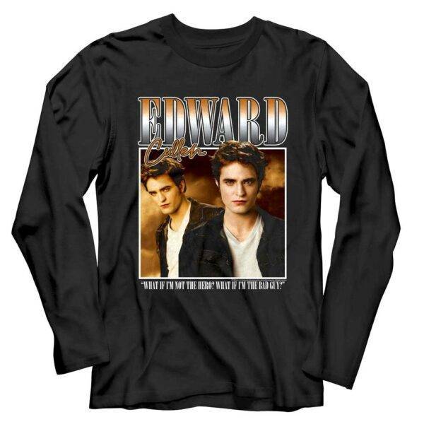 Twilight Edward Cullen Bad Guy Men’s Long Sleeve T Shirt