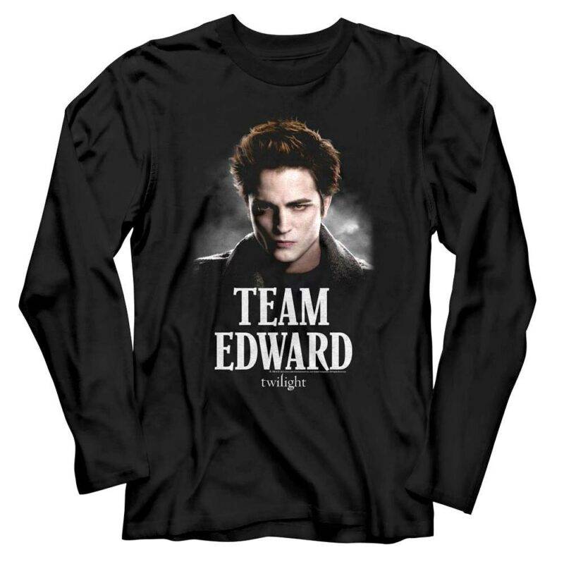 Twilight Team Edward Cullen Men’s Long Sleeve T Shirt