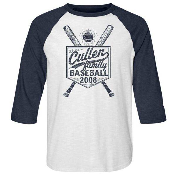 Twilight Cullen Family Baseball 2008 Men’s Raglan Shirt