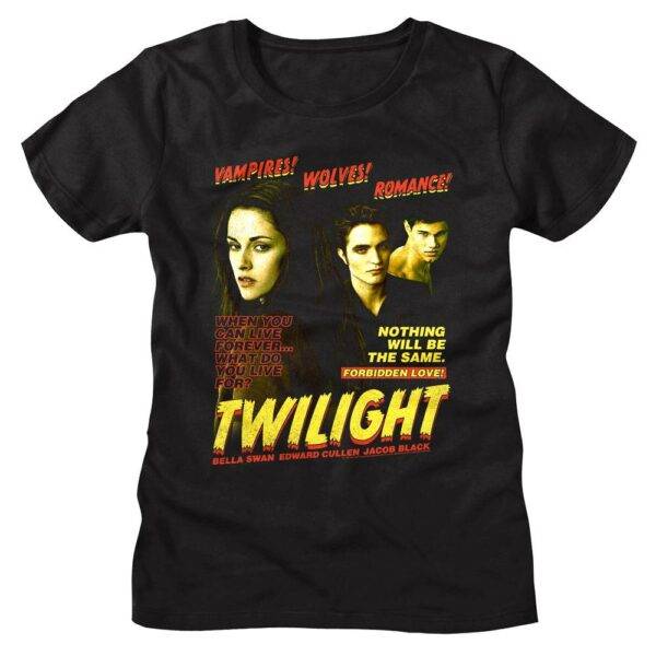 Twilight Vampire Wolves Romance Women’s T Shirt