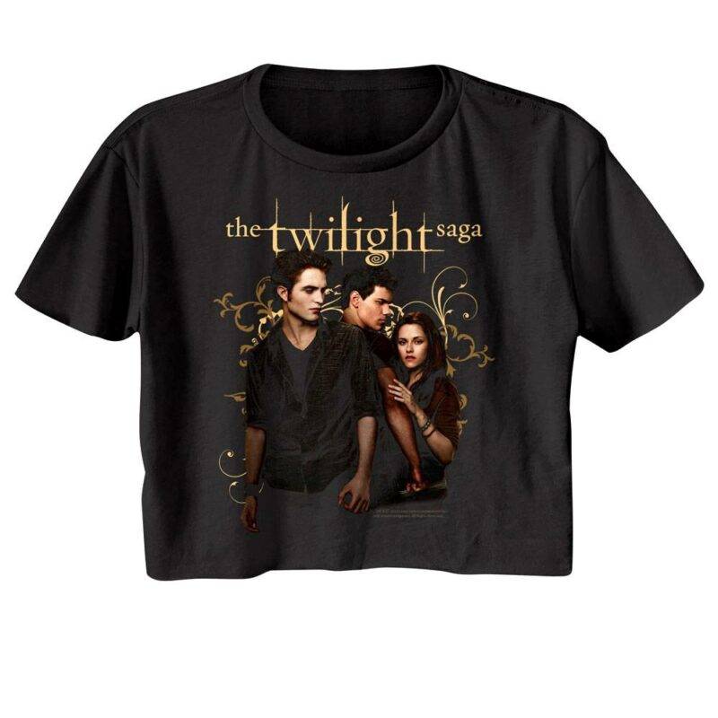 Twilight Saga Love Triangle Women’s Crop Top