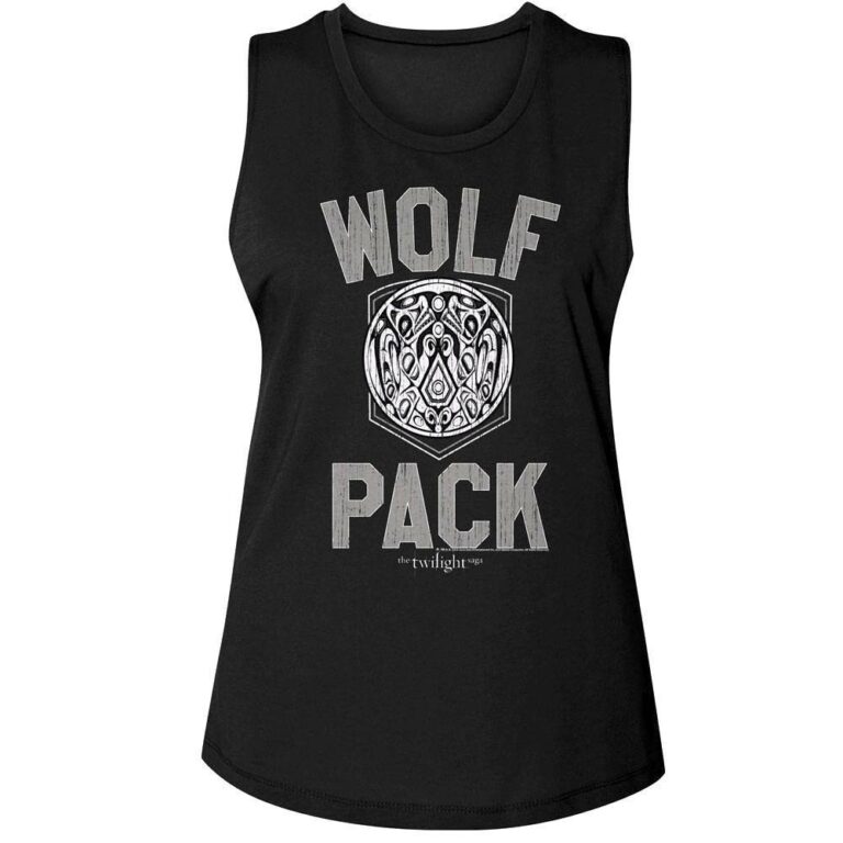 Twilight Black Wolf Pack Emblem Women’s Tank