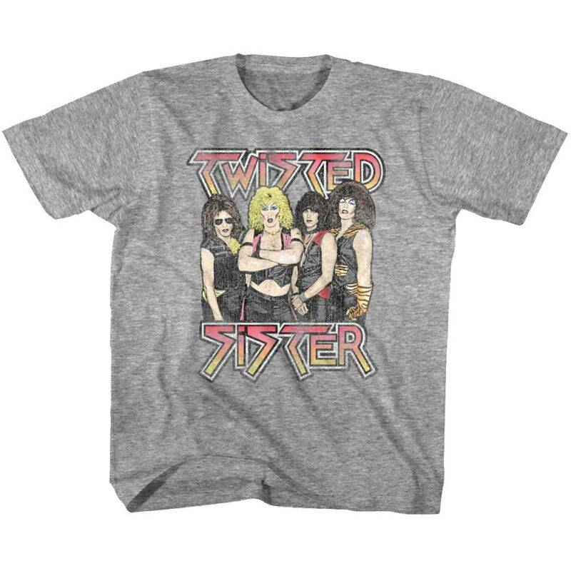 Twisted Sister Glam Rock Kids T Shirt