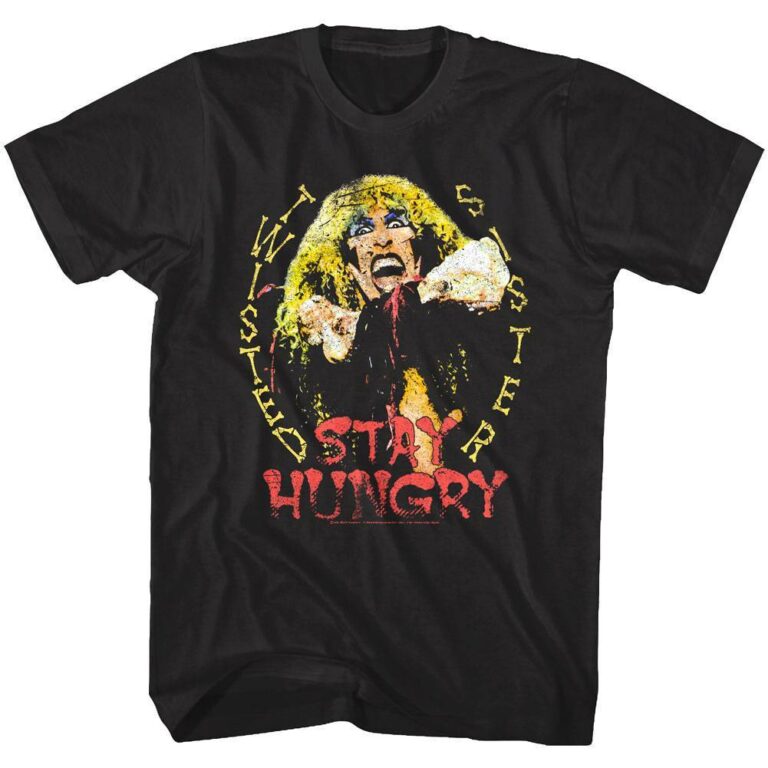 Twisted Sister Stay Hungry Dee Snider Men’s T Shirt