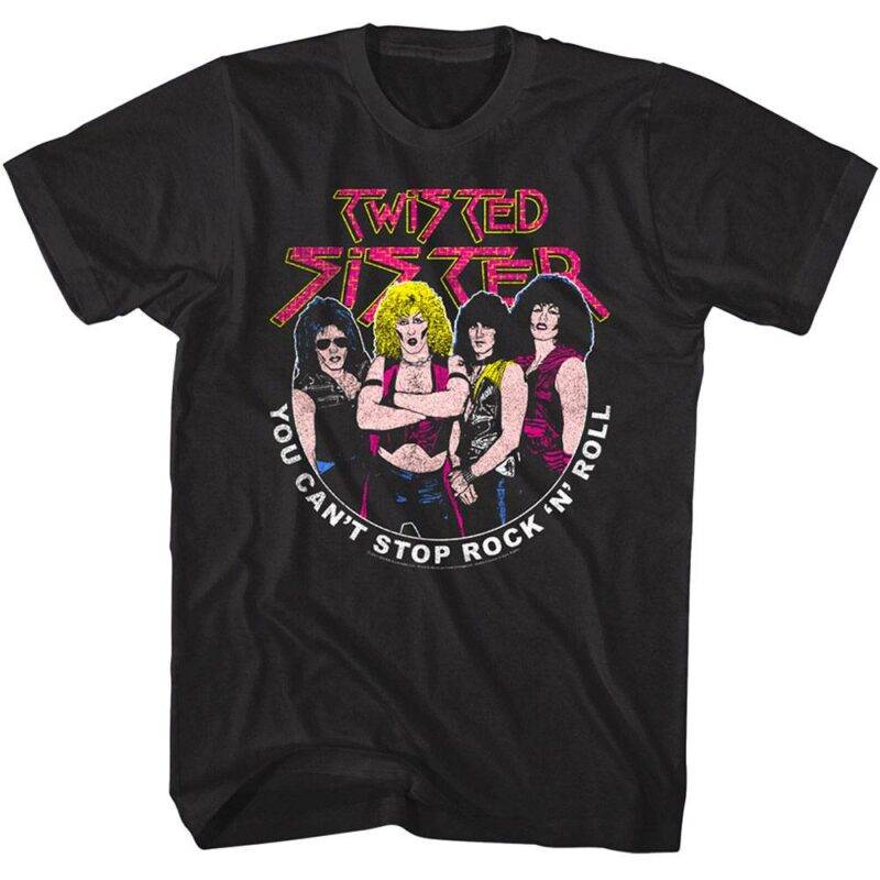 Twisted Sister Can’t Stop Rock’n’Roll Men’s T Shirt