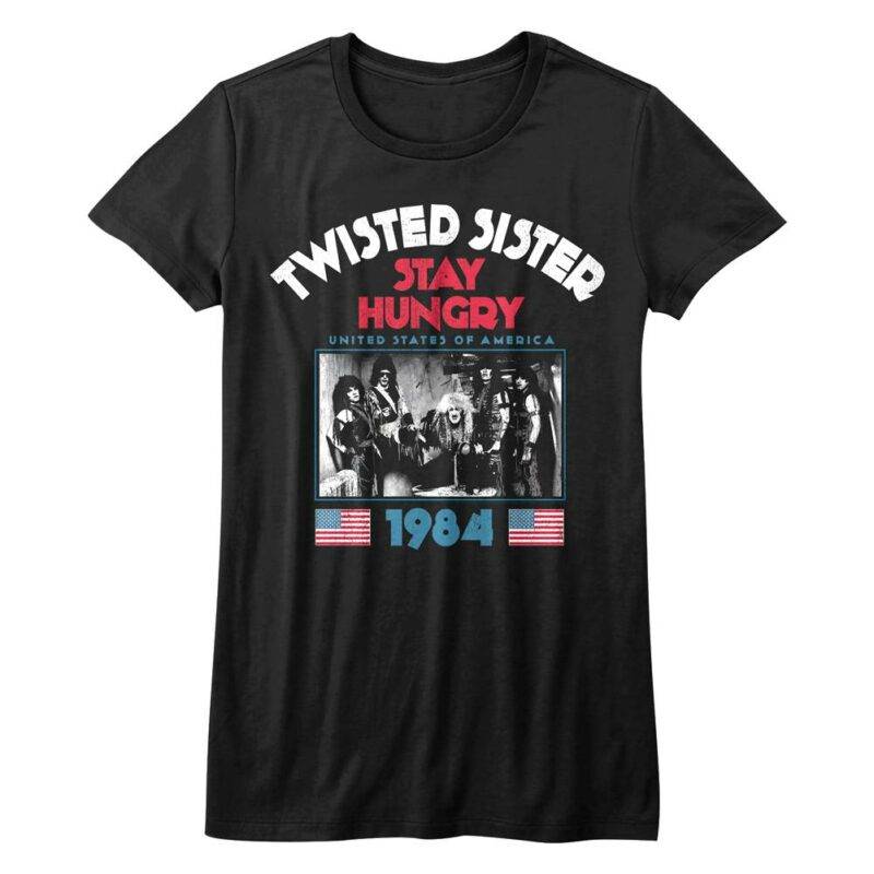 Twisted Sister Stay Hungry US Tour 1984 Women’s T Shirt