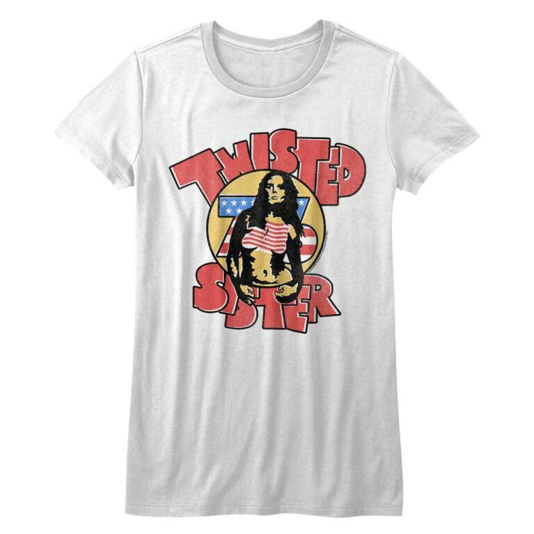 Twisted Sister Topless Girl ’76 Women’s T Shirt