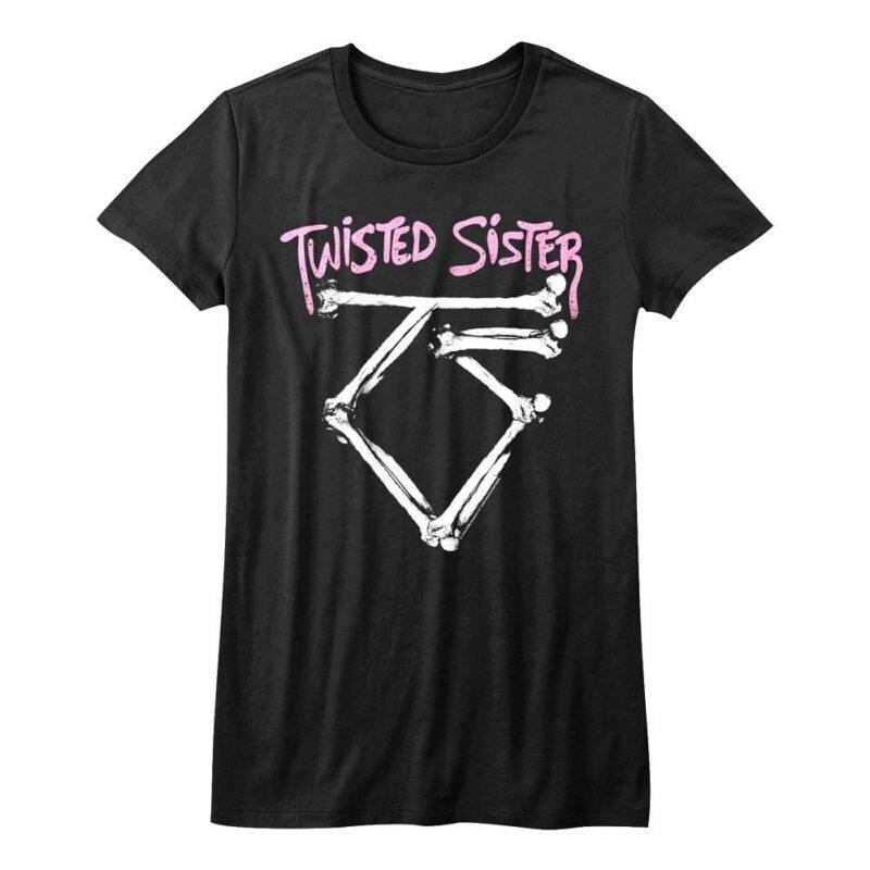 Twisted Sister Vintage Bones Logo Women’s T Shirt