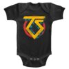 Twisted Sister Rock Band Logo Baby Onesie