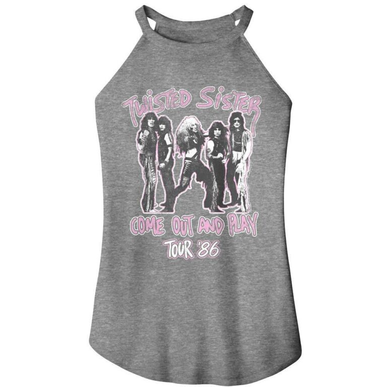 Twisted Sister Come Out and Play Tour 86 Women’s Rocker Tank