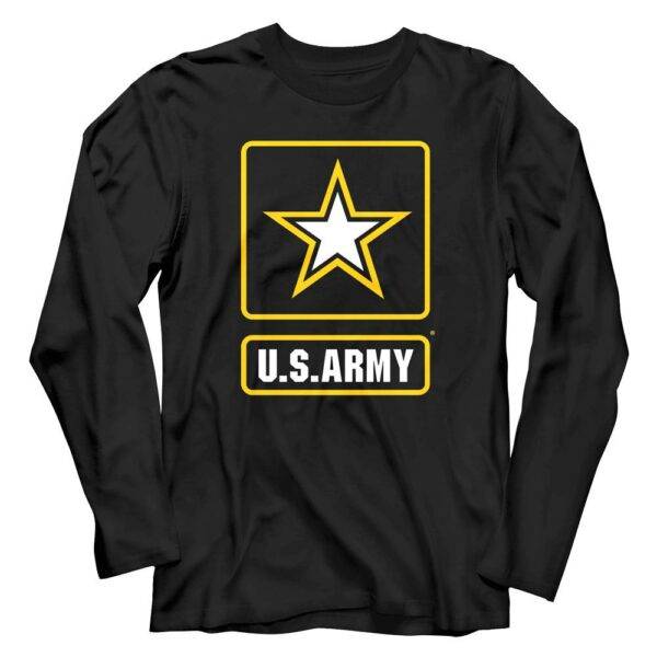 US Army Gold Star Badge Long Sleeve T-Shirt