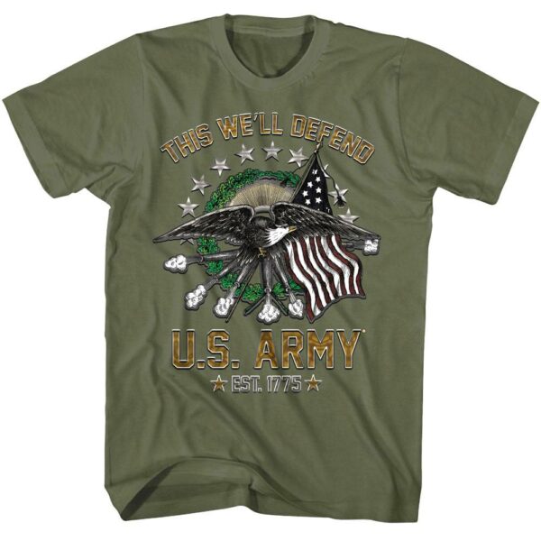 US Army Cannons Firing T-Shirt