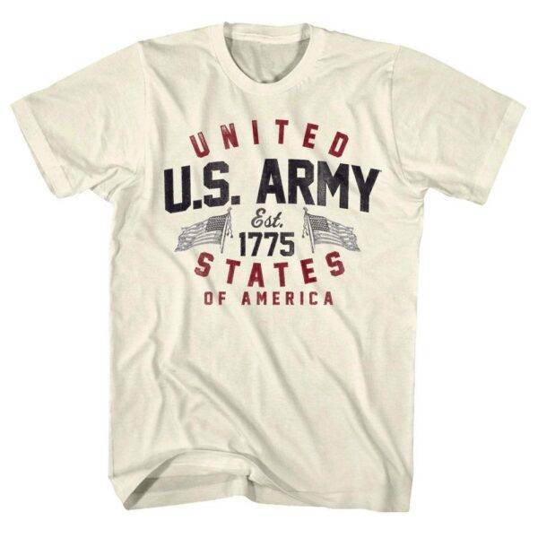 United States of America Army Flags Est 1775 T-Shirt