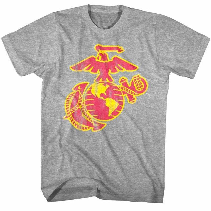 US Marines Eagle on Globe Logo Men’s T Shirt