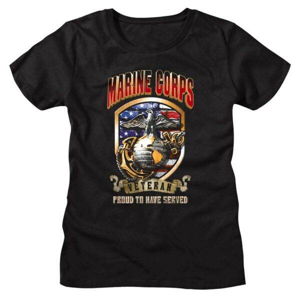 US Marine Corps Veteran Proud to have Served Women’s T Shirt