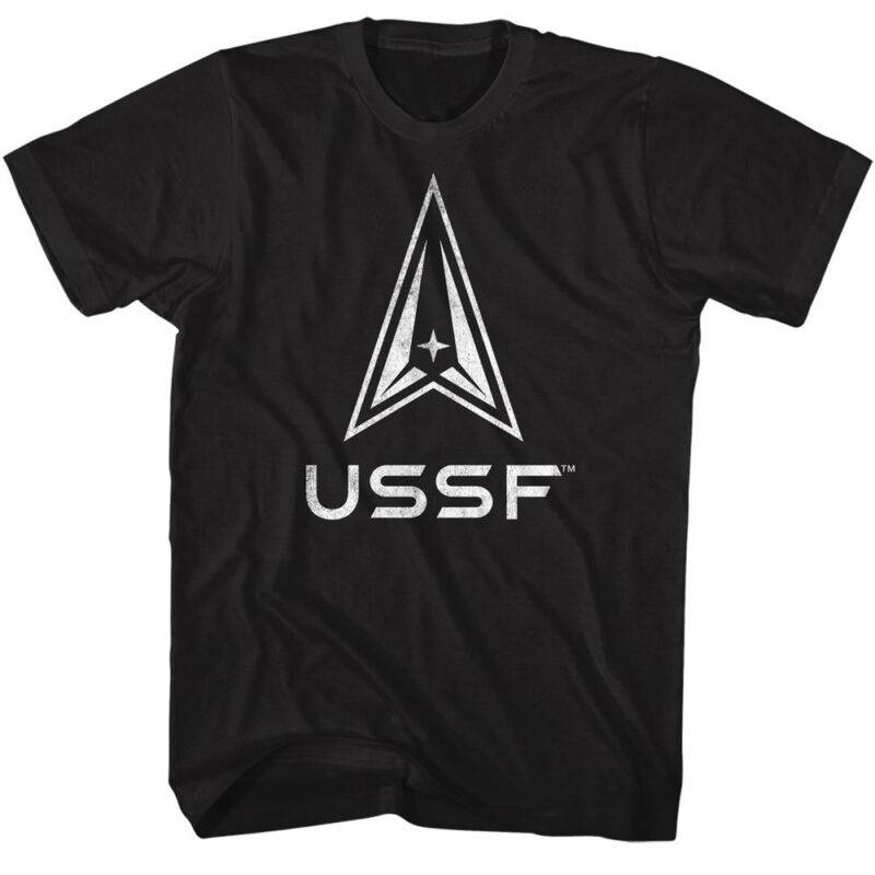US Space Force Vintage USSF Logo T-Shirt