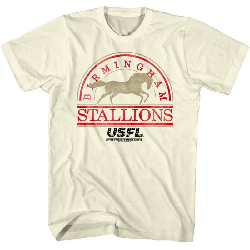 USFL Birmingham Stallions Logo T-Shirt