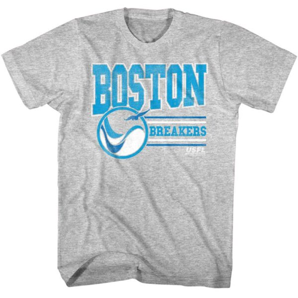 USFL Boston Breakers Waves T-Shirt