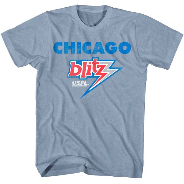 USFL Chicago Blitz Logo T-Shirt