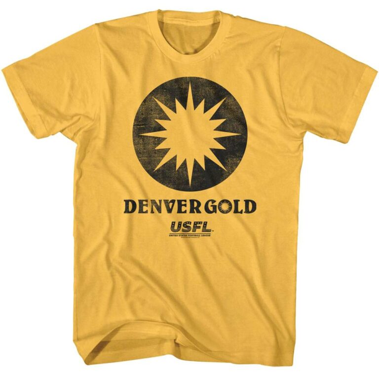 USFL Denver Gold T-Shirt