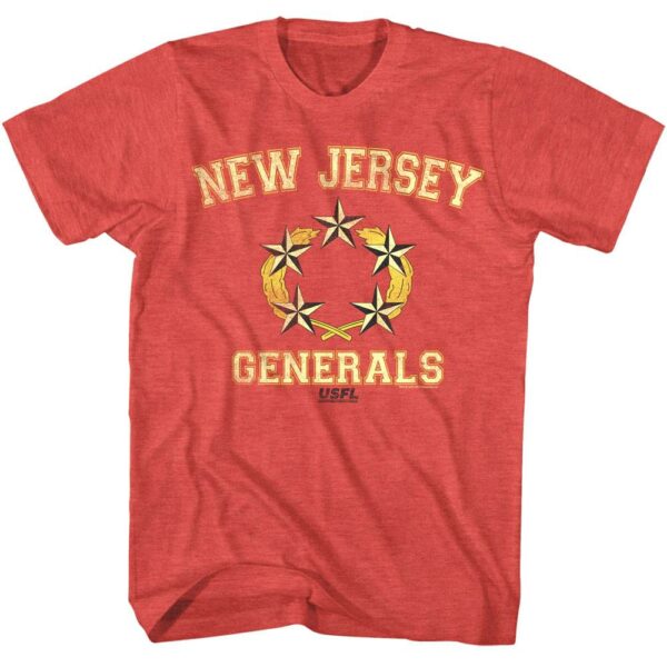 USFL New Jersey Generals Stars Men’s T Shirt