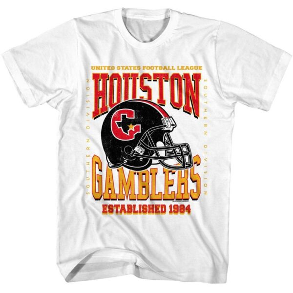 USFL Houston Gamblers Est '84 T-Shirt
