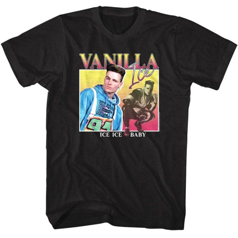 Vanilla Ice Pastel Square Men’s T Shirt