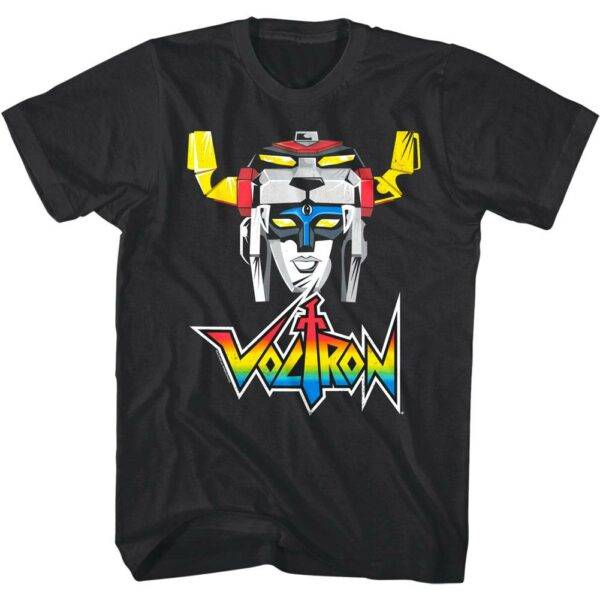 Voltron Lion Force Robot Head Men’s T Shirt