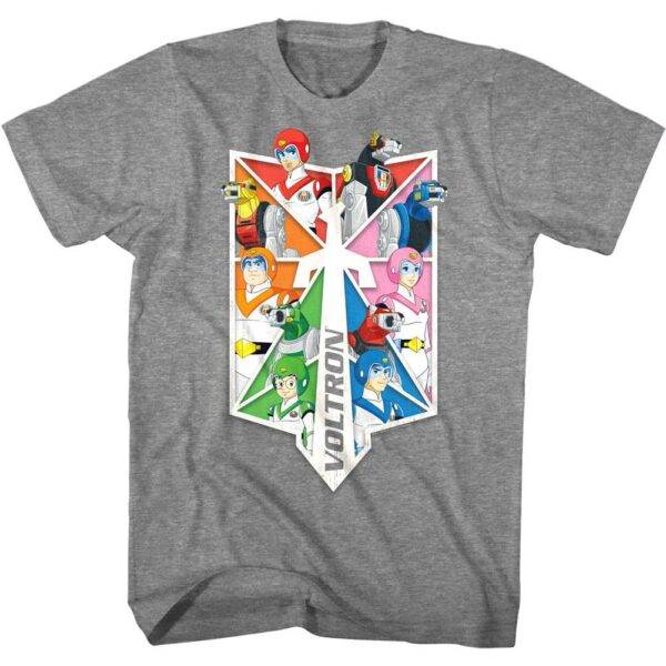 Voltron Sword Pilot Crew Men’s T Shirt