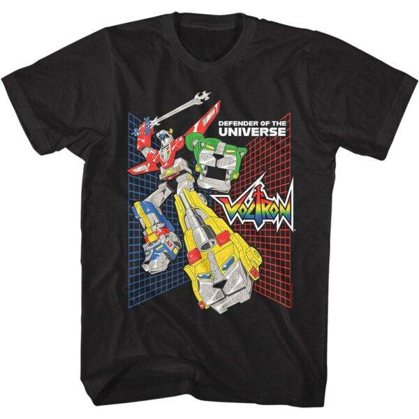 Voltron Defender of the Universe Poster Men’s T Shirt