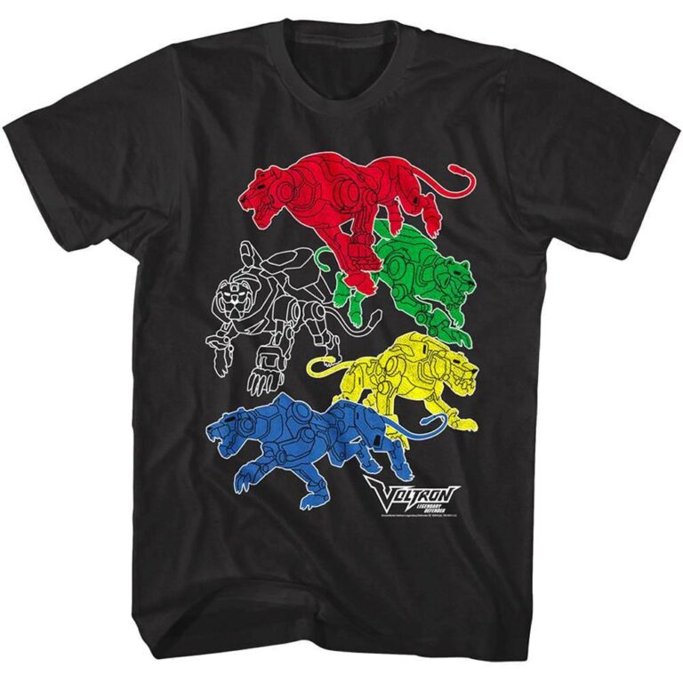 Voltron Lions Assemble Men’s T Shirt