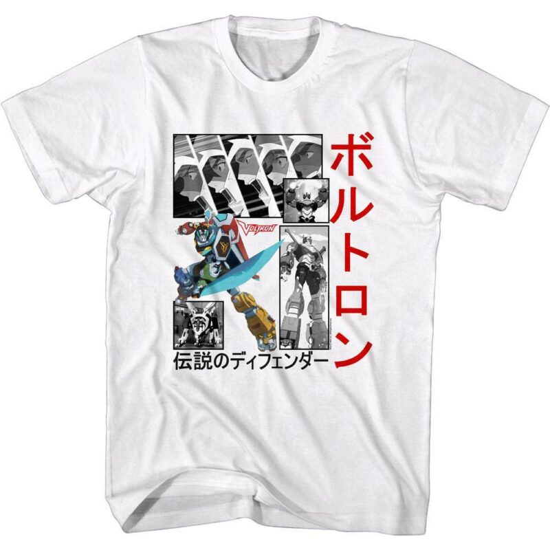 Voltron Legendary Defender Japanese Men’s T Shirt