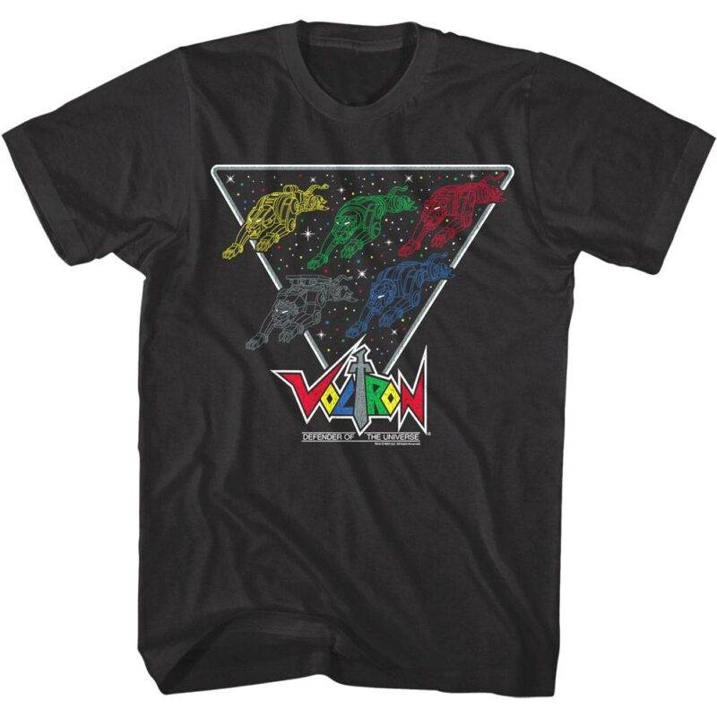 Voltron Space Lions Men’s T Shirt