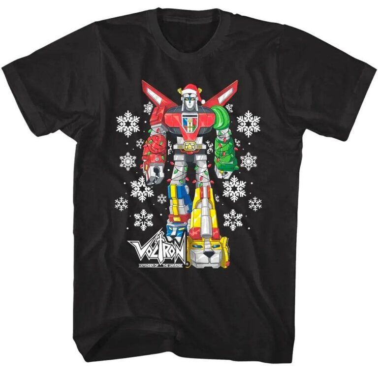 Voltron Lionforce Snowflakes Men’s T Shirt