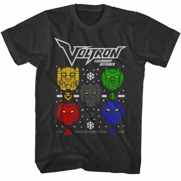 Voltron Lions Tacky Xmas Sweater Men’s T Shirt