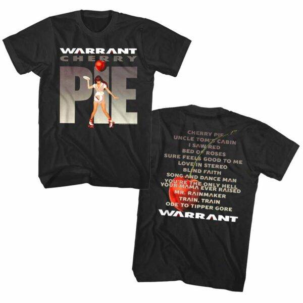 Warrant Cherry Pie Tracklist Men's T Shirt