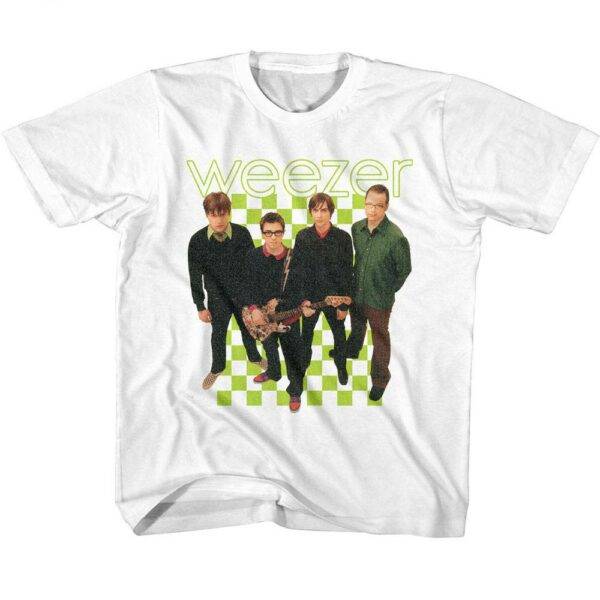 Weezer Green Album Cover Kids T Shirt