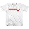 Weezer Striped Logo Kids T Shirt