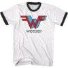 Weezer 3D Logo Men’s Ringer T Shirt